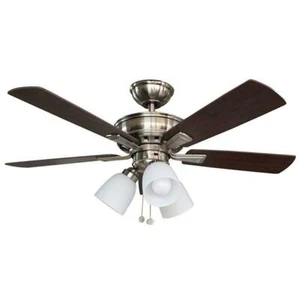 Vaurgas 44 in. LED Indoor Brushed Nickel Ceiling Fan Replacement Parts - Picture 1 of 16