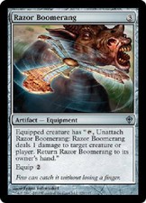 RAZOR BOOMERANG FOIL X4 4 4X Worldwake MTG Magic the Gathering Cards DJMagic