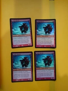 Goblin Furrier playset. Warrior Coldsnap. FOIL Rare. MTG 4 Card as pictured - Picture 1 of 7