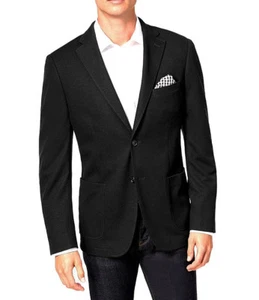 NEW BAR III SLIM FIT NEAT KNIT SOFT TAILORED BLACK SPORT COAT 36 REGULAR $295 - Picture 1 of 4