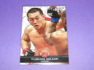 2013 Topps UFC Bloodlines YUSHIN OKAMI #105 Flag Variant/188 Japan JUDO Thunder - Image 1 of 2