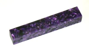 Pen-Blank Acrílico Aplastado Violeta Stiftrohling Bolígrafo Tubular - Imagen 1 de 1