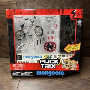 FLICK TRIX FT BIKE SHOP MONGOOSE ROT SCHWARZ WEISS METALL MODELL FAHRRAD BRANDNEU - Bild 1 von 12