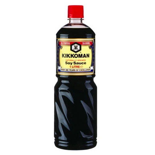 KIKKOMAN Natural Brewed Soy Sauce in Bottle 1 Litre - Image 1 of 1