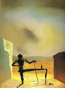 Salvador Dalí Signed Oil Painting on Canvas 16x24 in Surrealism . - Picture 1 of 5
