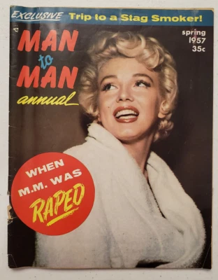 Man to Man Annual Magazine with Marilyn Monroe Cover Spring 1957~Complete - Image 1 of 4
