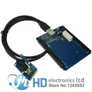 Mini adaptador de ranuras PCIe a PCI-e PCI express 1x tarjeta vertical - Imagen 1 de 1