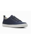 Clarks Ladies Glove Echo Navy Canvas Lace Up Flat Sneakers Shoes UK Size 4 D