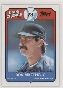 1989 Topps Cap'n Crunch Food Issue Don Mattingly #8