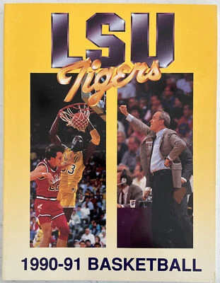 1990-91 LSU Tigers Men’s Basketball Yearbook, Shaquille O’Neal (B180) - Image 1 of 4