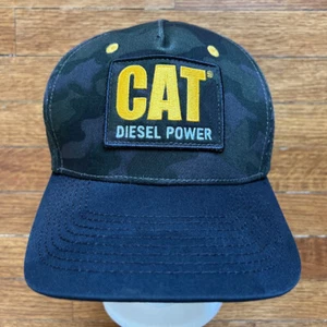 De colección Y2K CAT Caterpillar Diesel Power Trucker Sombrero Camuflaje Cleedus Stranger Things - Imagen 1 de 8