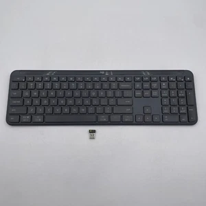 Logitech Signature Slim K950 Wireless Keyboard - Graphite - Picture 1 of 7