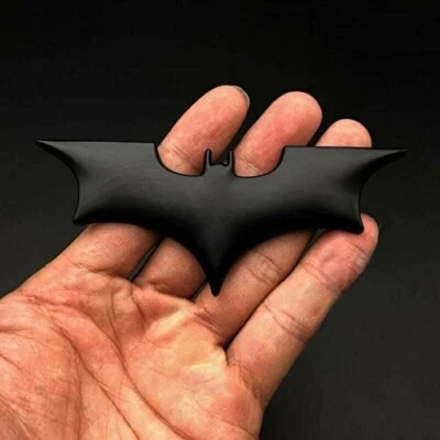 per Batman Auto Emblema 3D Nero Moto Auto Adesivo Metallo