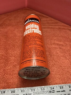 Electrodos de soldadura Arcos 5/64 MIL-E-308L-15 lata de seis libras Foto 1 de 4