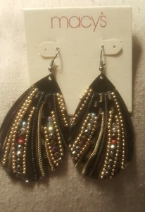 Schwarze Perlen Ohrringe  - Bild 1 von 2