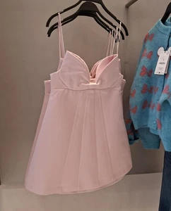 ZARA X DISNEY NEU MIT ETIKETT 2025. ROSA MAUVE MINI SCHLEIFE KLEID HARRY LAMBERT. 4772/292/668 - Bild 1 von 8