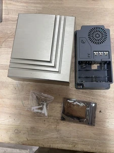 Defiant kabellose oder kabelgebundene Türklingel, gebürstetes Nickel - Bild 1 von 2