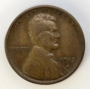 1913-S Lincoln Cent Weizen Penny - Bild 1 von 2