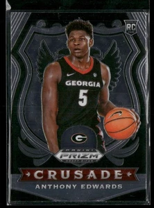 2020 Panini Prizm Draft Picks Collegiate Anthony Edwards Green RC #81 - Picture 1 of 2