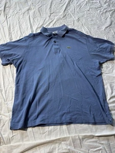 Herren Lacoste Poloshirt hellblau Gr. 7 XXL Frankreich Devanlay 100% Baumwolle - Bild 1 von 11