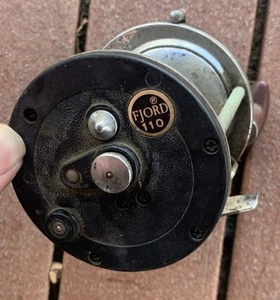 Carrete de pesca de arrastre Fjord 110 usado con línea de equipo de colección Japón usado - Imagen 1 de 6