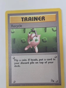 Pokémon Recycle 61/62 1999 Fossil Trainer Card Keiji Kinebuchi - Picture 1 of 2