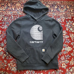 Carhartt Hoodie Youth Medium Black Rain Defender Relaxed Fit Pullover Sweatshirt - Picture 1 of 5