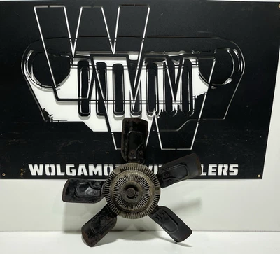 97-99 98 Radiator Cooling Fan & Clutch 4.0 6 Cylinder Jeep TJ Wrangler OEM CC 27 - Image 1 of 4