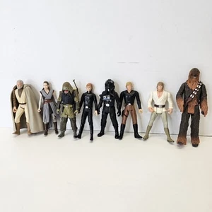 Hasbro LFL Star Wars Force Awakens Menge 4" Menge 8, Luke, Chewy & Rey, Obi  - Bild 1 von 18