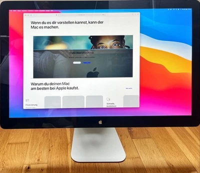 Apple Thunderbolt 27-Zoll 2560x1440 IPS LED Monitor - Silber (MC914ZM/B) - Bild 1 von 4