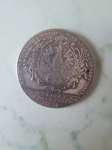 1772 Taler Kopie Münze aus der Freien Reichsstadt Frankfurt - Bild 1 von 6