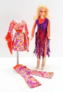 Vintage Live Action PJ Doll Fashion n Motion #1508 Set Missing Boots 1971 Mattel - Bild 1 von 18