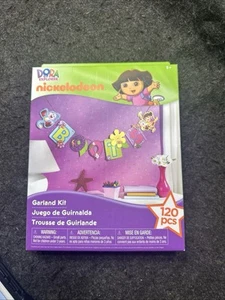 Neu Nickelodeon, Dora the Explorer Girlande Kit - 120 Teile - Stiefel, Aufkleber - Bild 1 von 2