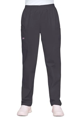 Cherokee Workwear Natural Rise Tapered Pull-On Cargo Pant Tall 4200T PWTW Pewter - Image 1 of 4