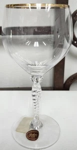 Gorham Crystal ARIANA GOLD Goblet BRAND NEW Never Used - Picture 1 of 3