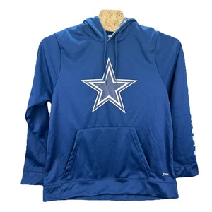 Dallas Cowboys Zubaz NFL Men's Solid Team Camo Lined Hoodie - Blue - L - Picture 1 of 11