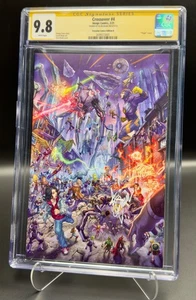 Crossover 4 CGC SS 9.8 Scorpion Comics Quad vergine firmato Quah - Foto 1 di 2