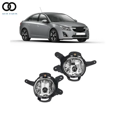Juego de 2 luces antiniebla lentes transparentes para Chevrolet Cruze 2011-2013 2014 izquierda y derecha Foto 1 de 4