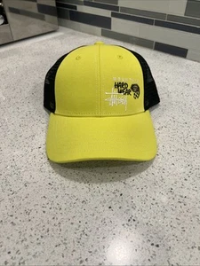 Rare Stussy Mountain Hardwear Cap Hat Mens Trucker Mesh Snap Back - Picture 1 of 11