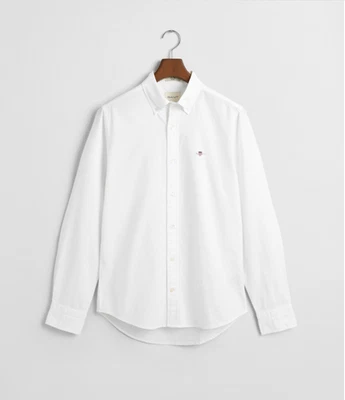 💙 Camisa Oxford Blanca GANT (Grande/Calce Ajustado) – Totalmente Nueva Foto 1 de 4