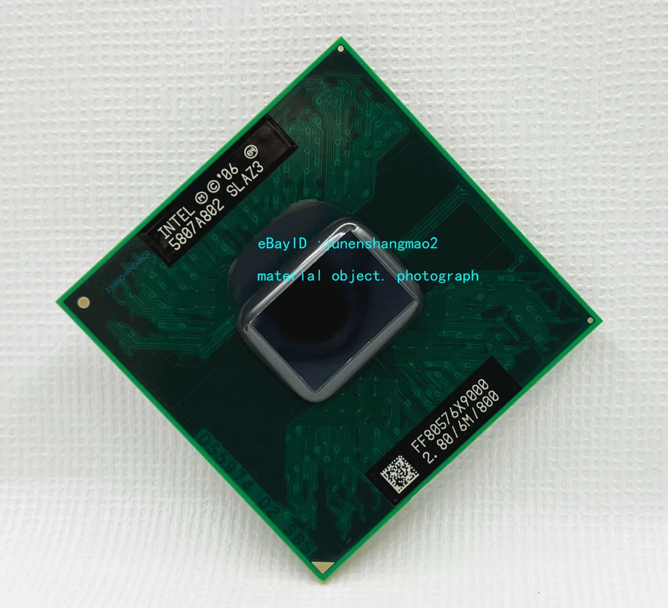 Intel Core 2 Extreme X9000 SLAZ3 2.80GHz 800MHz 6MB notebook dual-core CPU - Image 1 of 3