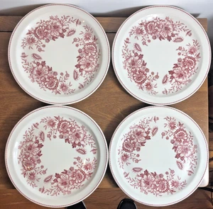 4 CARR CHINA 10 1/2” Dinner Plates “DAYTON"  Grafton, W.VA. - Picture 1 of 8