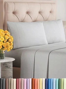 King Size Bed Sheets - 4 Piece - King Sheet Set - Extra Soft, Comfy & Cooling... - Picture 1 of 8
