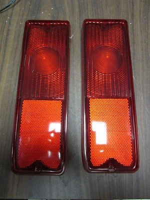  LENTE DE LUZ TRASERA CAMIONETA CHEVROLET 1967 68 69 70 71 72 1 PR en rojo camioneta GMC Foto 1 de 2