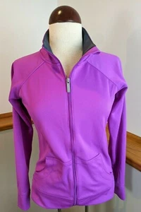 UNDER ARMOUR Full Zip Mock Neck Purple Activewear Track Jacket Women's Size XS - Picture 1 of 11