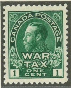 Estampilla de impuestos de guerra del rey Jorge V de Canadá sc#MR1 (1915), como nueva-NH - Imagen 1 de 2