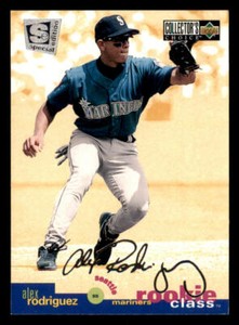 1995 Collector's Choice SE Silver Signature #1 Alex Rodriguez (ref 234769)
