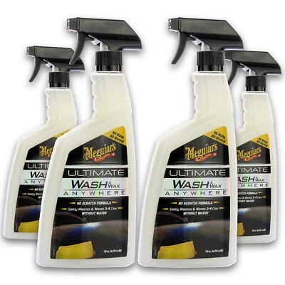 4x Meguiars Ultimate Waterless Wash & Wax 768ml Autowäsche Wachs Auto Schutz - Bild 1 von 3