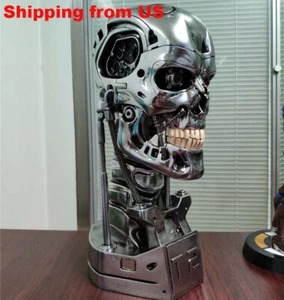 IN US! Terminator T800 1/1 Bust Statue T2 Head Sculpt Resin Model Collection Toy - Picture 1 of 6