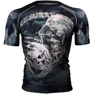 T-shirt FX-309 RESURRECTION pelle stretta strato base compressione protezione antirash MMA PALESTRA - Foto 1 di 6
